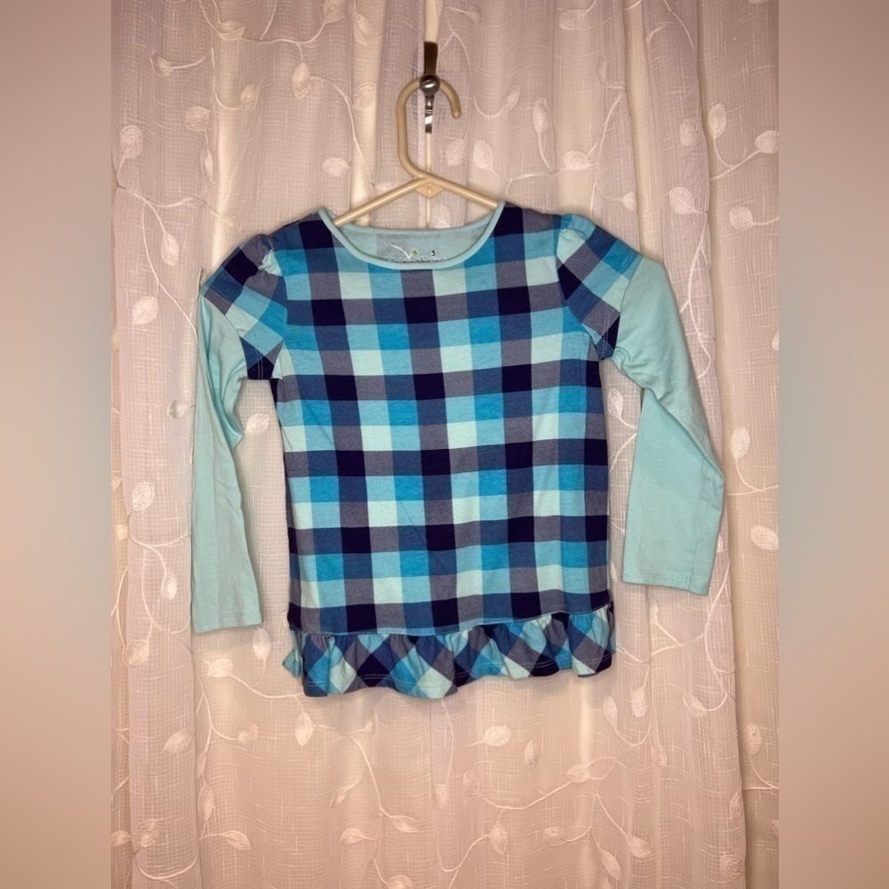🥳 4 for $20 Sale!! 🥳 Jumping Beans Girls Plaid Shirt Size 5